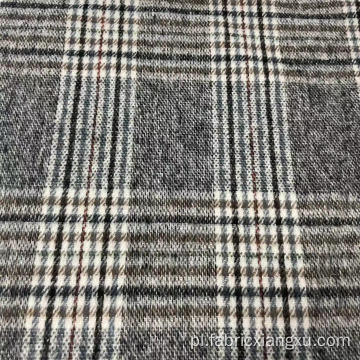 Tweed Plaid Materiał do płaszcza zimowego